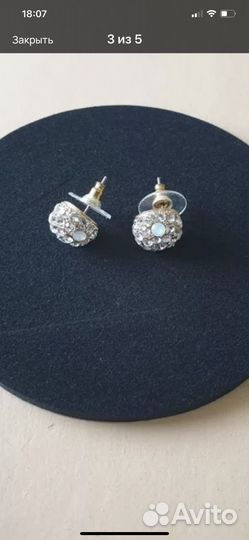 Украшения серьги(бижутерия)