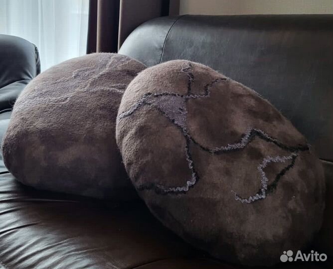 Интерьерные шерстяные камни с эффектом памяти