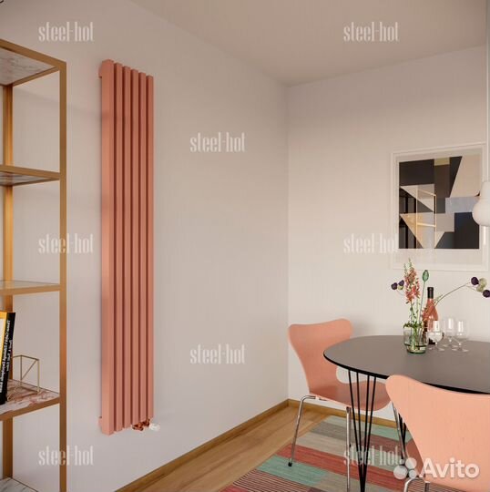 Дизайнерский радиатор отопления Steel