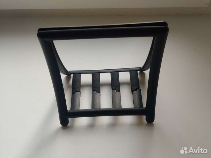 Салфетница IKEA грейа чёрная 15,5 см