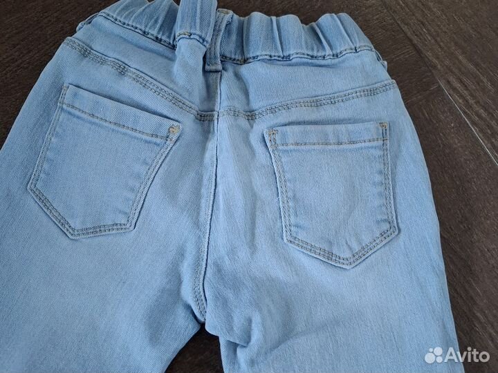 Джинсы для близняшек и двойняшек 98