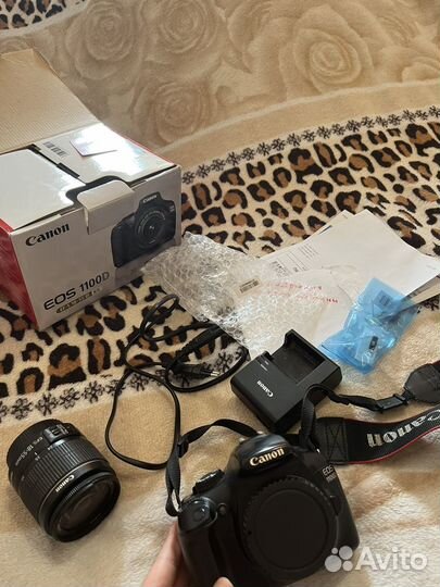 Зеркальный фотоаппарат canon eos 1100d