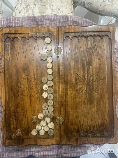 Нарды ручной работы бу