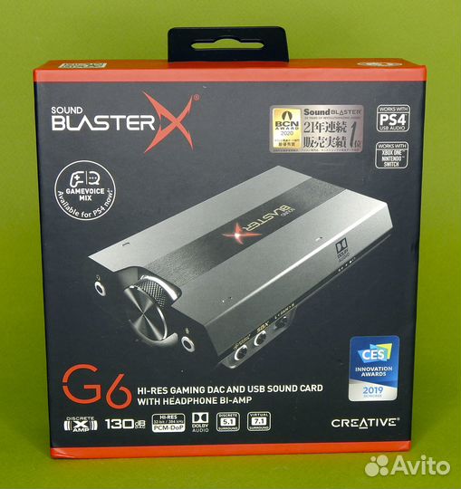 Звуковая карта Creative Sound BlasterX G6