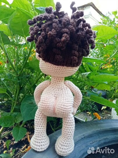 Вязаная Кукла ручной работы