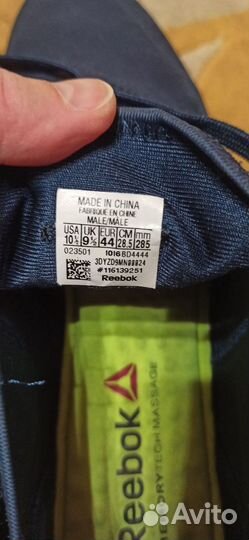 Мужские кроссовки reebok 44