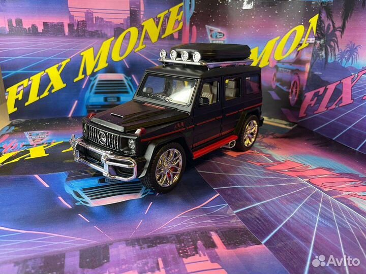 Mercedes-Benz G - Класс с дымом и звуком