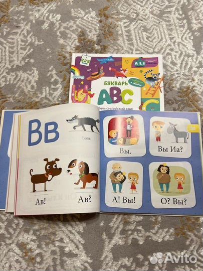 Букварь clever с 2-3 лет русский и английский