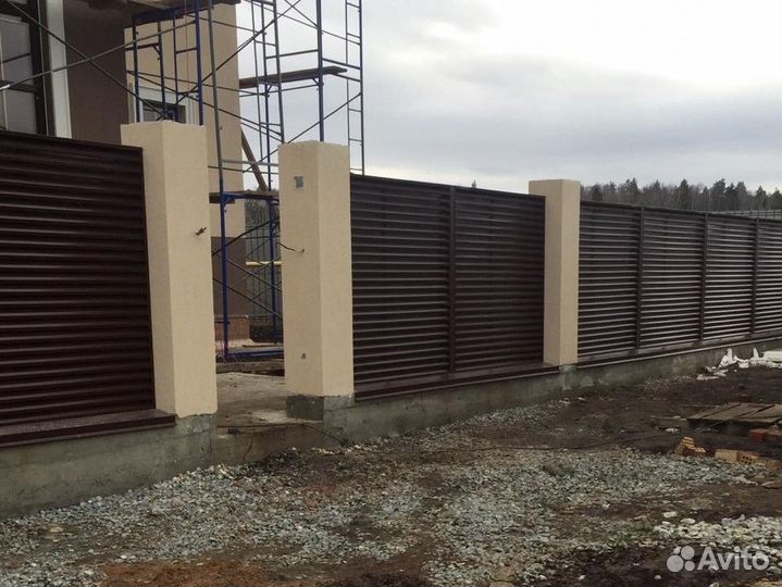 Забор жалюзи Еврозабор