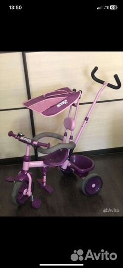 Велосипед с родительской ручкой