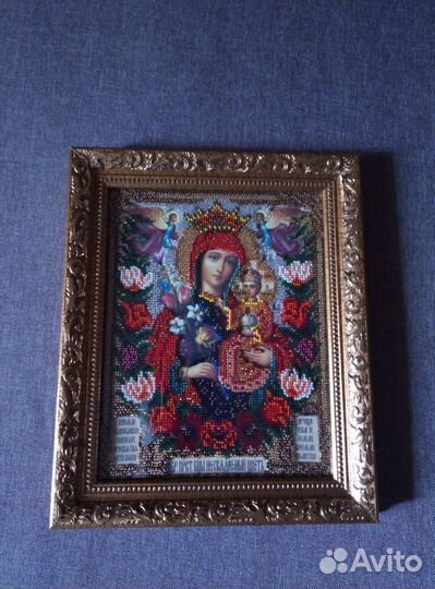 Икона Богоматери Неувядаемый цвет