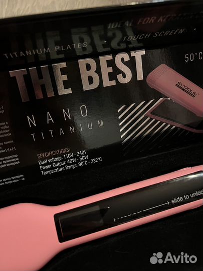 Утюжок для волос профессиональный evoque