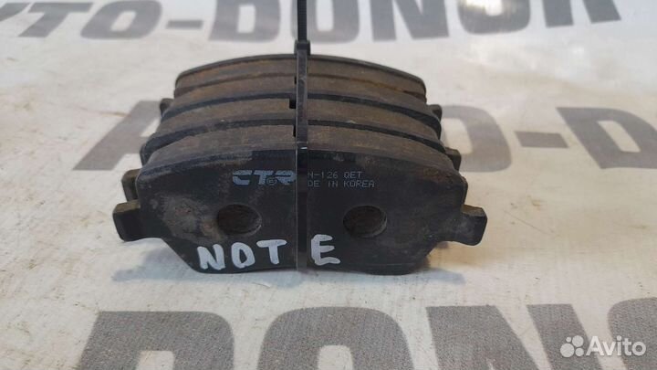Колодки тормозные Ниссан Ноут Е11