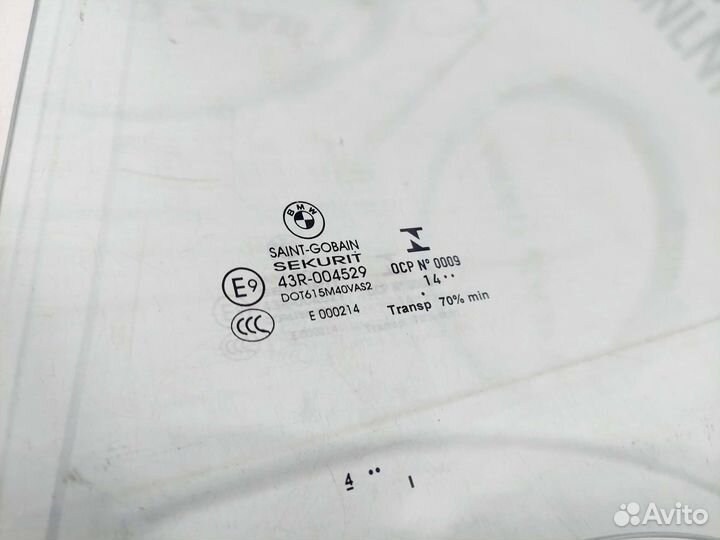 Стекло двери заднее левое BMW X3 F25