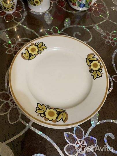 Сервиз СССР, чайные пары, чайники, посуда