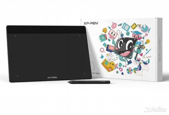 Графический планшет xppen Deco Fun L черный