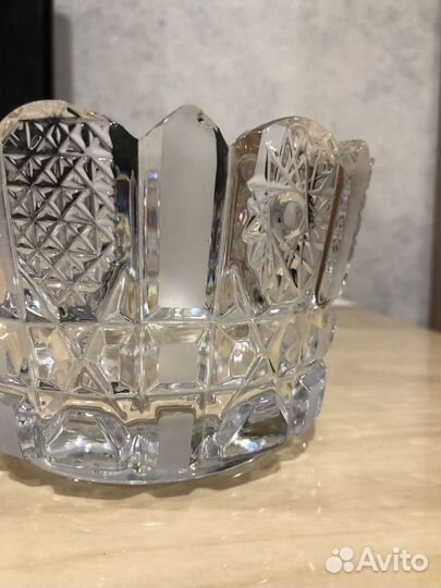 Салатник хрустальный СССР