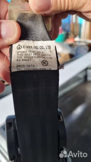 Ремни безопасности двухточечные для автобуса