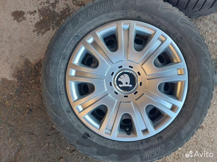 Штампованные диски R15 на Skoda