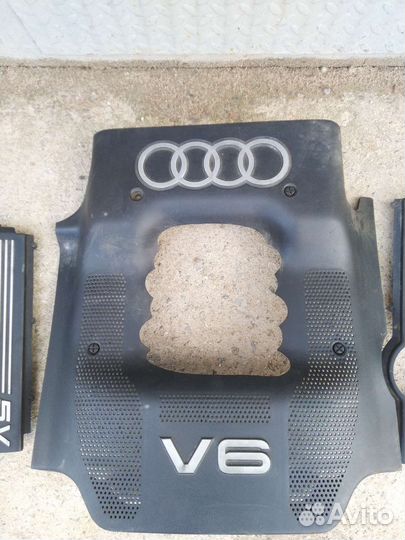 Декоративная крышка двигателя Ауди а6 с5