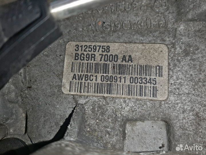 АКПП volvo V60 FW48 2011 B4164T 31259758 2WD контр