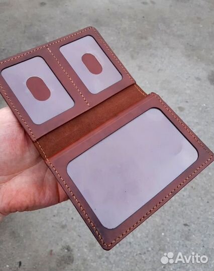 Кожаная документница 