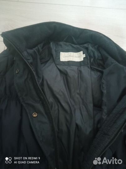 Calvin klein пуховик 46