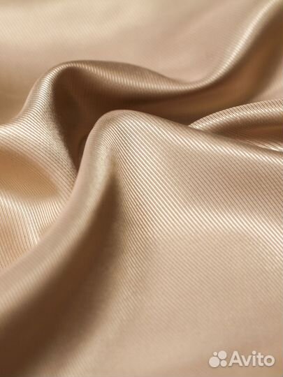 Подкладочная ткань для одежды бежевая.Поливискоза