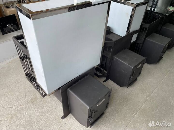 Печка для бани с баком