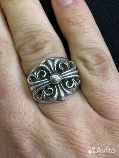 Оригинал кольцо Chrome Hearts перстень