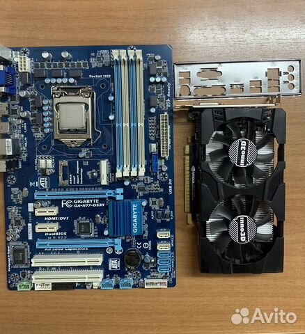 Комплект материнская плата 1155+i5-3470+gtx1050ti купить в Москве ...