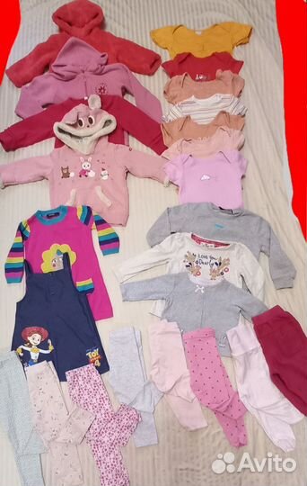 Вещи на девочку 9мес, 9-12мес, 12-18мес,18-24 мес