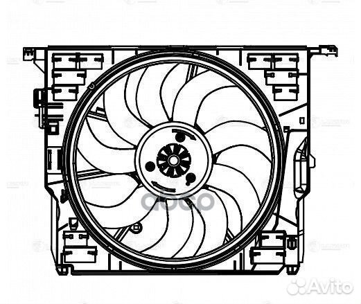 Вентилятор радиатора BMW 5 (F10) (10) /7 (F01)