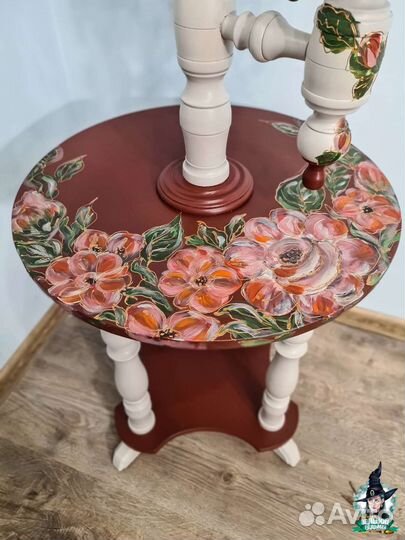 Подставка для цветов напольная винтаж/прованс