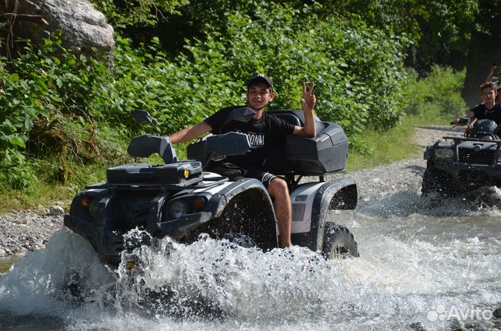 Экскурсия на квадроциклах к водопаду Пасть Дракона