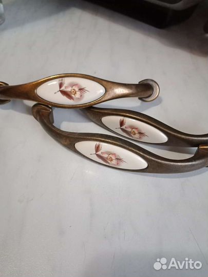 Ручки бронза для комода