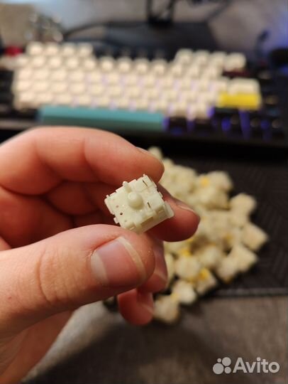 Свичи Gateron milky yellow pro