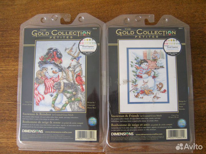 Наборы для вышивания Dimensions петит (мини) голд