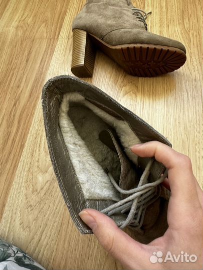 Ботильоны зимние 37