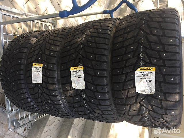 Dunlop Grandtrek Ice 02 315/35 R20 и 275/40 R20 110T