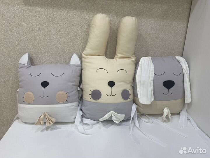 Бортики подушки в детскую кроватку