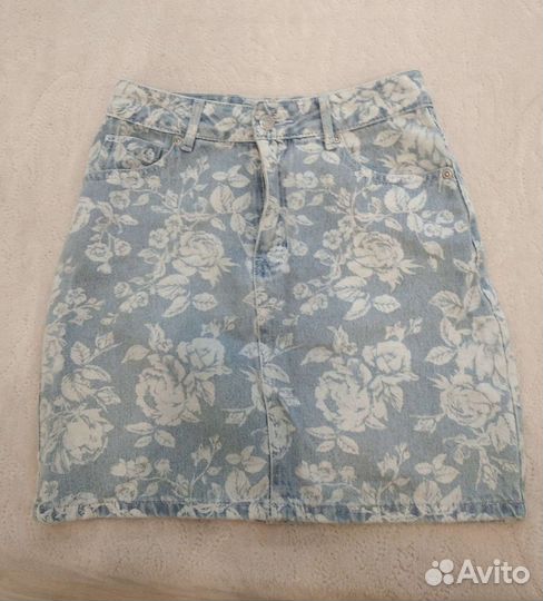 Юбка джинсовая