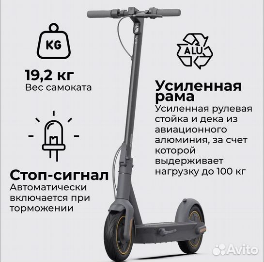 Самокат Ninebot KickScooter Max G30P