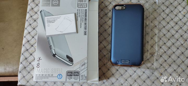 Дополнительная зарядка чехол на телефон iPhone7;8