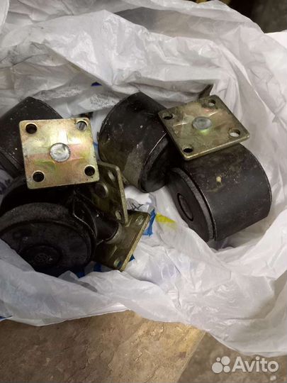 Колесики для тележки, д.80мм, 4 шт