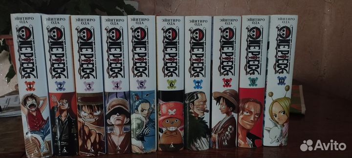 One piece манга на русском, 1-10 книги
