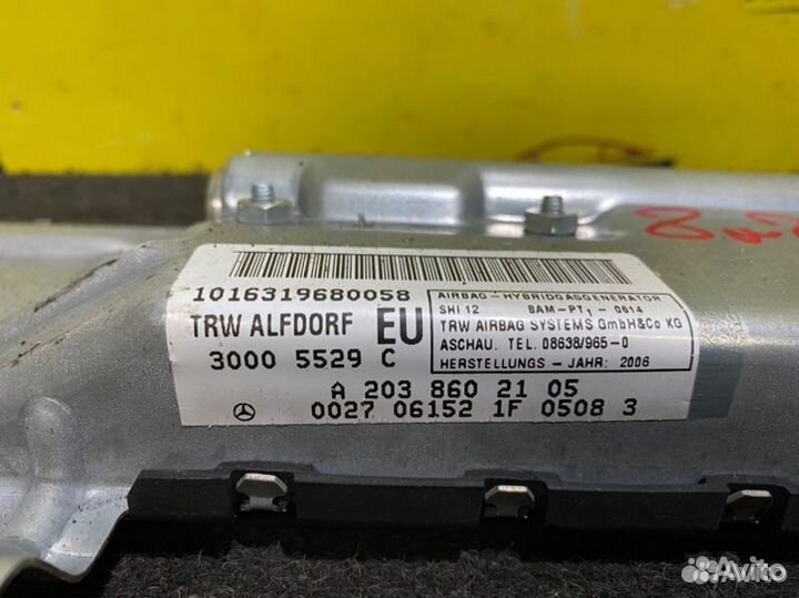 Подушка безопасности передняя левая Mercedes Cl203