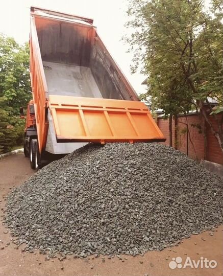 Песок Щебень