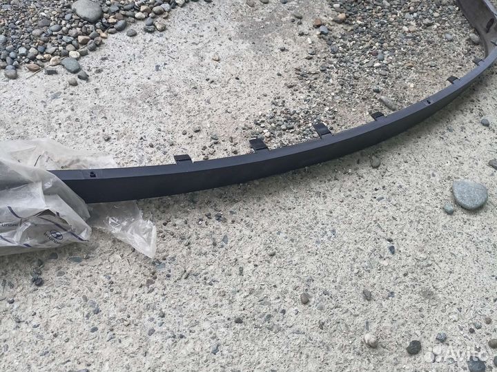 Спойлер переднего бампера hyundai getz