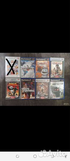 Диски с играми на PS2